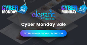 Cyber Monday – A Biggest Sale Of All Time Elegant Themes